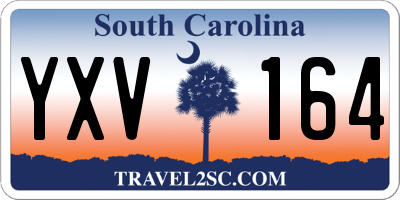 SC license plate YXV164