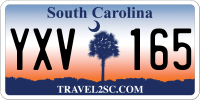 SC license plate YXV165