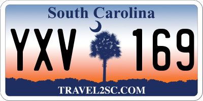 SC license plate YXV169