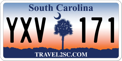 SC license plate YXV171