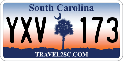 SC license plate YXV173