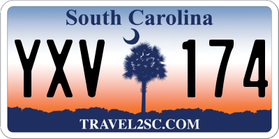 SC license plate YXV174
