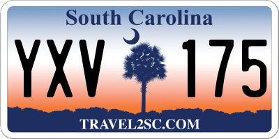 SC license plate YXV175