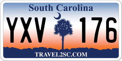 SC license plate YXV176