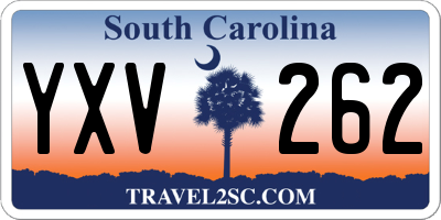 SC license plate YXV262
