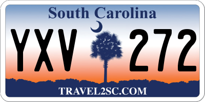 SC license plate YXV272