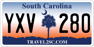 SC license plate YXV280