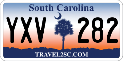 SC license plate YXV282