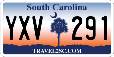 SC license plate YXV291