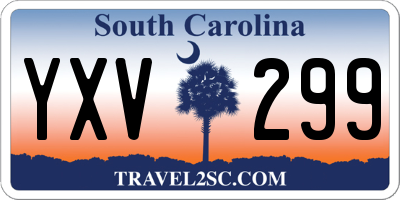 SC license plate YXV299