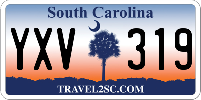 SC license plate YXV319