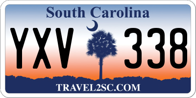 SC license plate YXV338