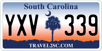 SC license plate YXV339
