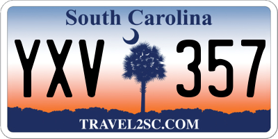 SC license plate YXV357
