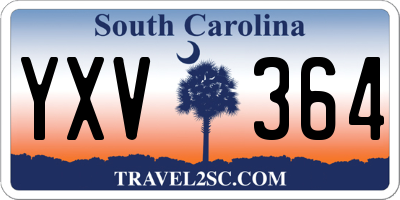 SC license plate YXV364
