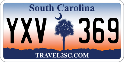 SC license plate YXV369