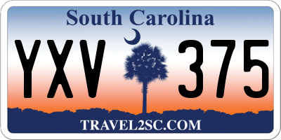 SC license plate YXV375