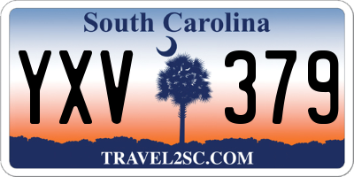 SC license plate YXV379
