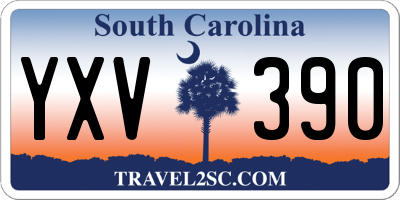 SC license plate YXV390