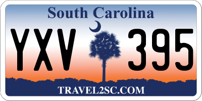 SC license plate YXV395