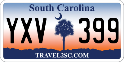 SC license plate YXV399