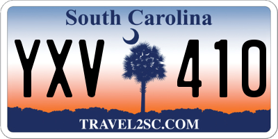 SC license plate YXV410