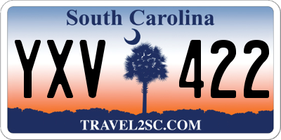 SC license plate YXV422