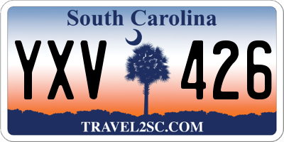 SC license plate YXV426