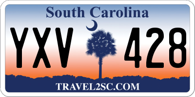 SC license plate YXV428