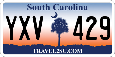 SC license plate YXV429