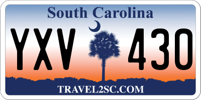 SC license plate YXV430