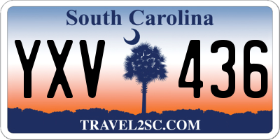 SC license plate YXV436