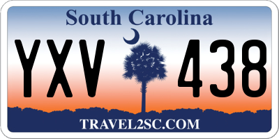 SC license plate YXV438