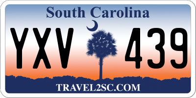 SC license plate YXV439
