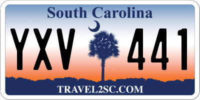 SC license plate YXV441