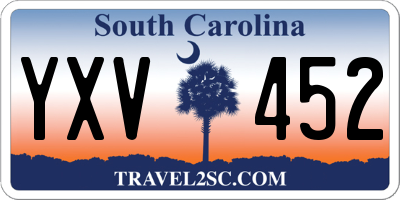 SC license plate YXV452