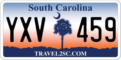 SC license plate YXV459