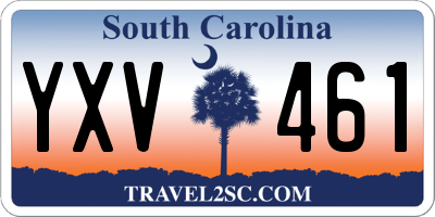 SC license plate YXV461