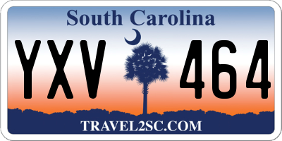 SC license plate YXV464
