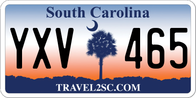SC license plate YXV465