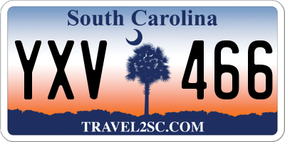 SC license plate YXV466