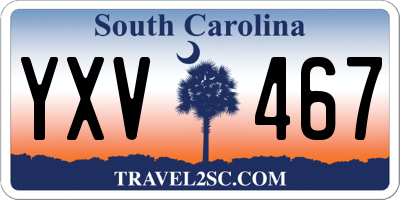 SC license plate YXV467