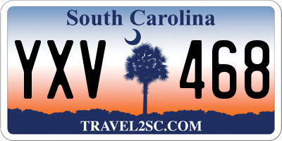 SC license plate YXV468