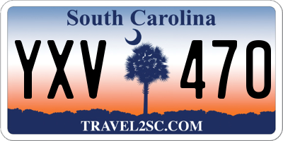 SC license plate YXV470