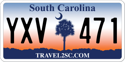 SC license plate YXV471
