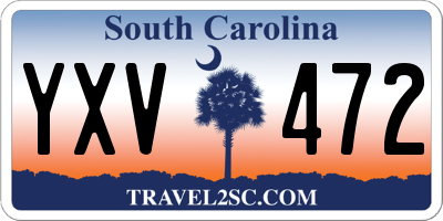 SC license plate YXV472