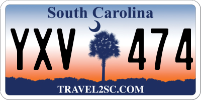 SC license plate YXV474