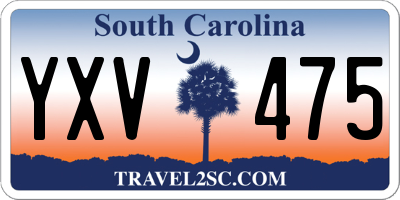 SC license plate YXV475