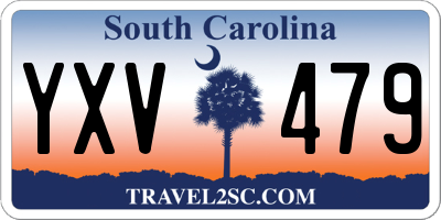 SC license plate YXV479
