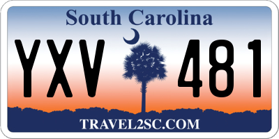 SC license plate YXV481
